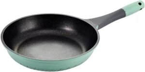25cm Green Aluminum Maifan Stone Non-Stick Frying Pan