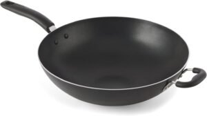 14 Inch Nonstick Wok Stir-Fry Pan Oven Safe 350F