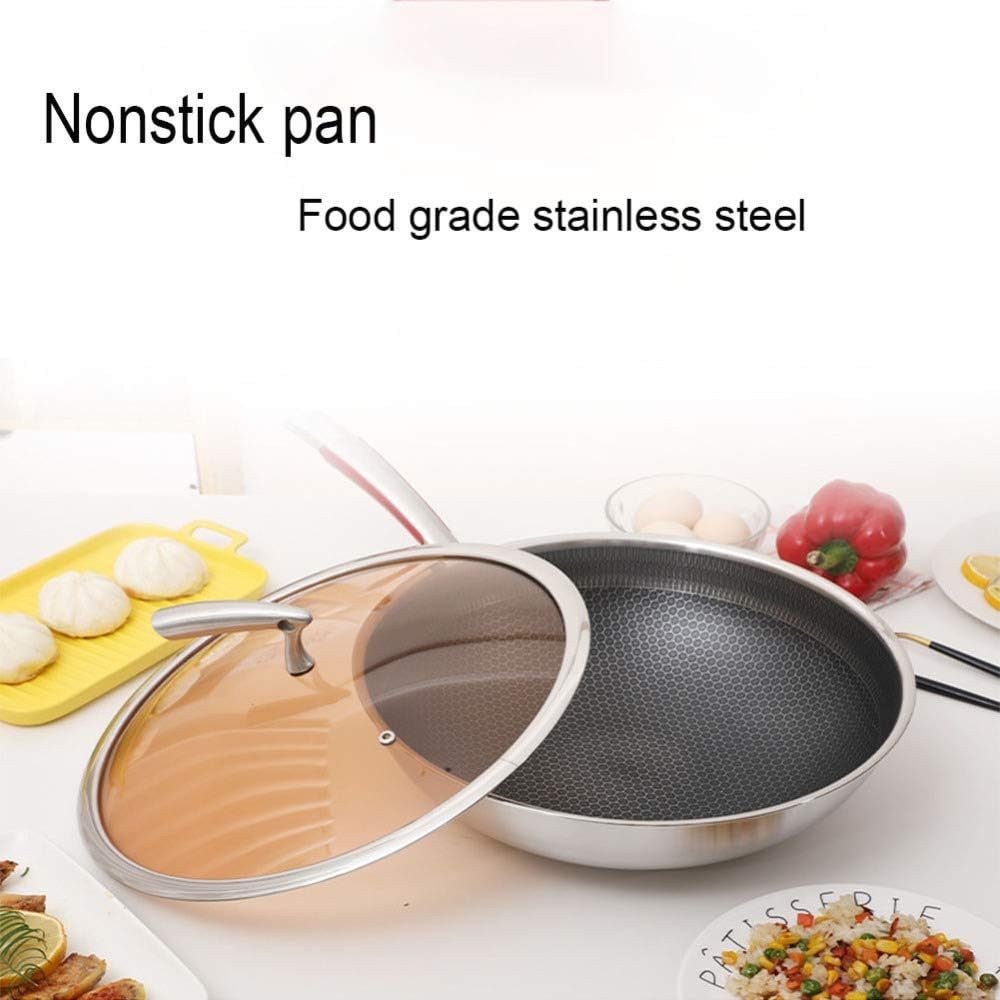 Forged Stainless Steel Non-Stick Deep Frying Pan Induction - Image 2