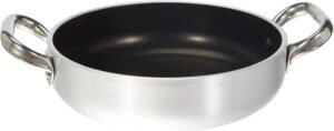 20cm Professional Aluminium Anti-Adherent Platinum Omelette Pan 2 Handles