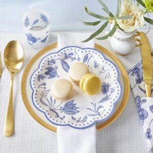 7-Inch Premium Paper Plates Set of 16 350 GSM