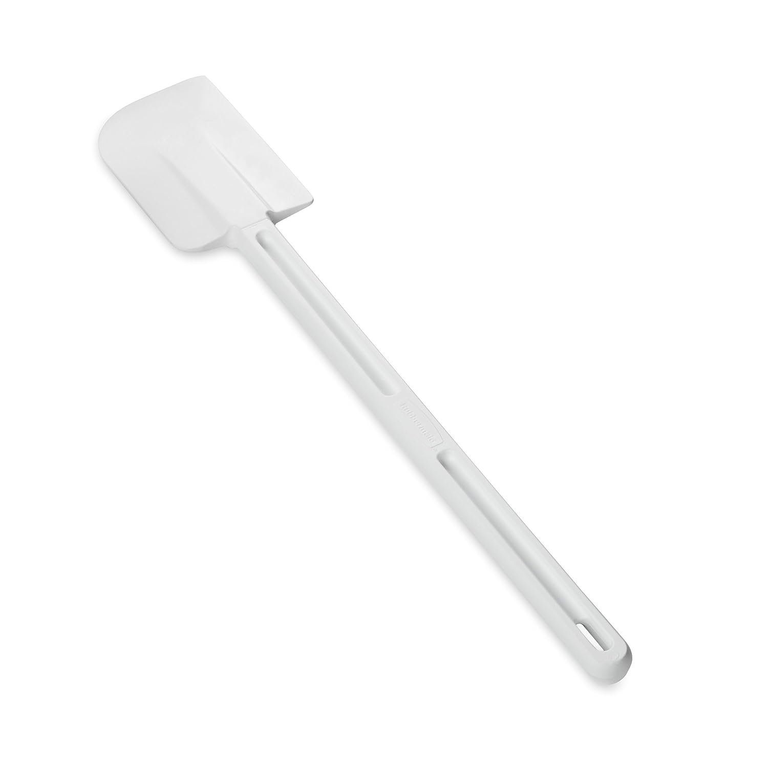 13.5-Inch Heavy Duty Rubber Silicone Scraper Spatula White - Image 2